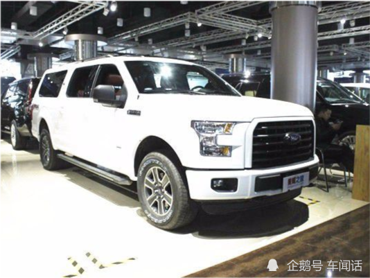 2021款中规版福特f150勇猛者suv以美国进口的福特f150为原型车,精工