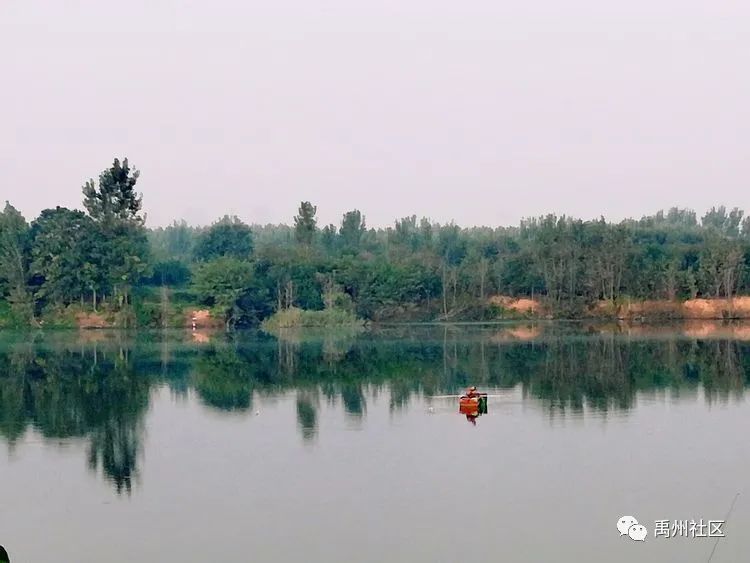 禹州颍河登善湖城市山地公园风光