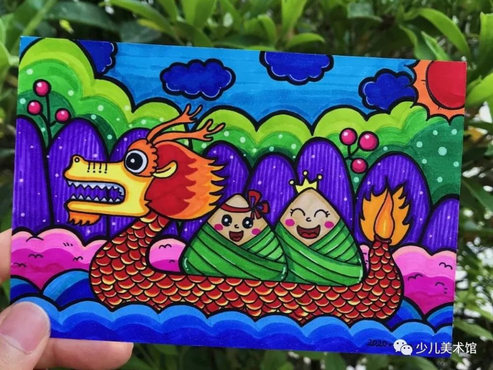 2021端午节手工 简笔画 手抄报 儿童画,很全哦!