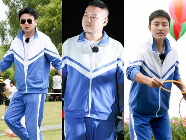 70后代表王迅,郭京飞,穿着运动款校服的两位,年代感一下就出来了.