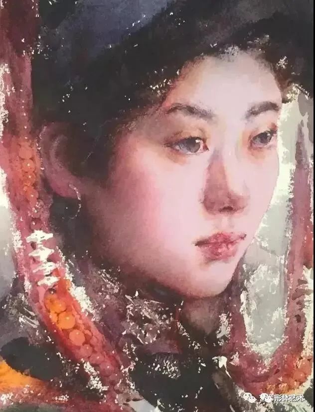 黄华兆水彩艺术绘画楚楚动人,好美!