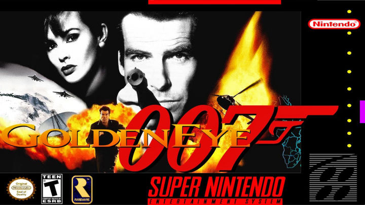 n64这台上个世纪的主机上有两部007游戏,而第一部游戏《007:黄金眼》