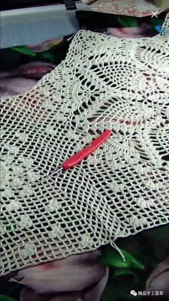 美丽的夏季"荷花"短袖美衣的详细钩法教程