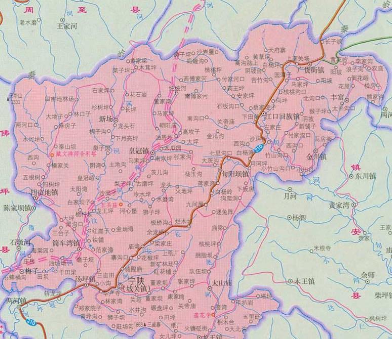 划长安,周至,石泉,洋县,镇安五县边地设的五郎厅,今为