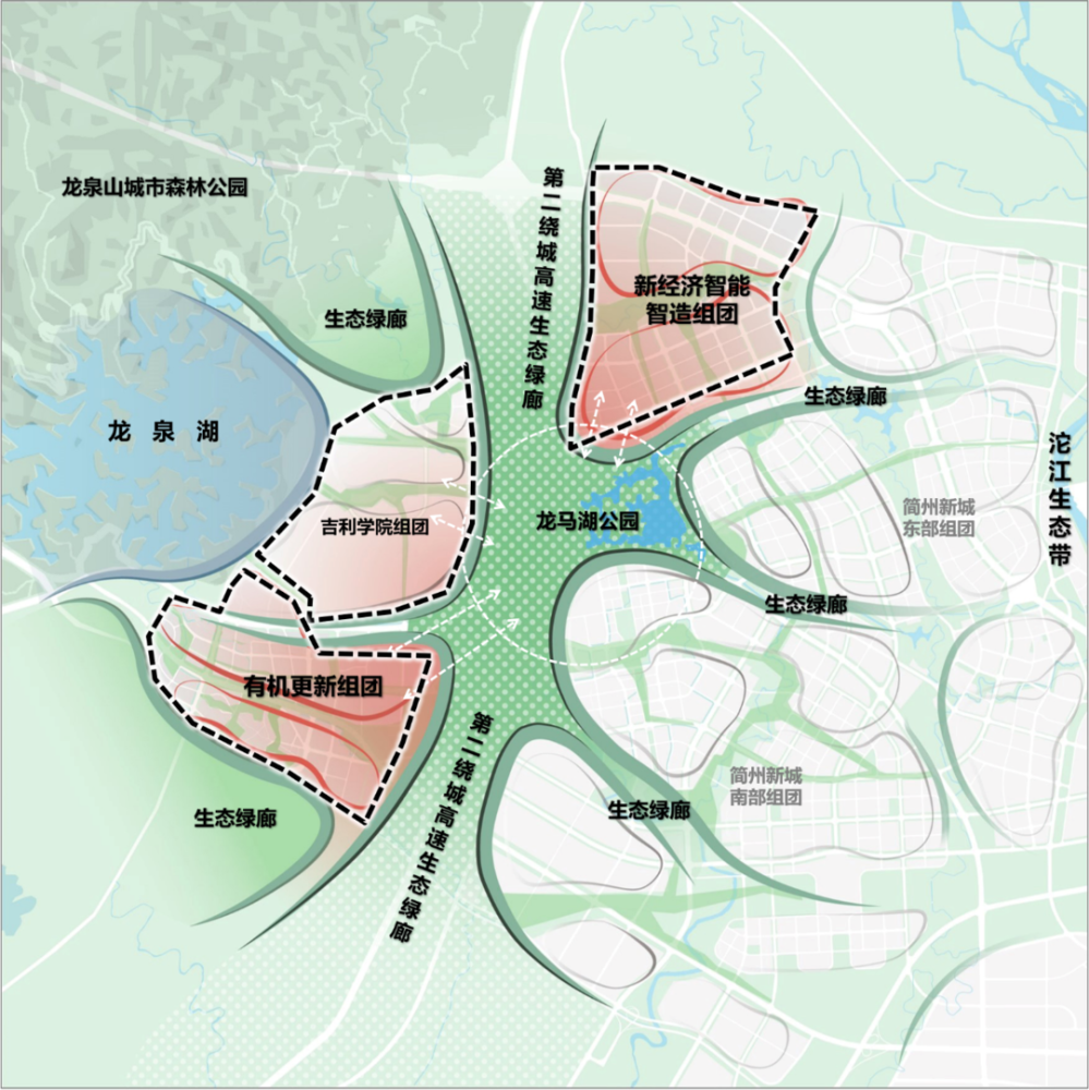 成都东部新区龙泉湖智慧科创城片区设计草案公示