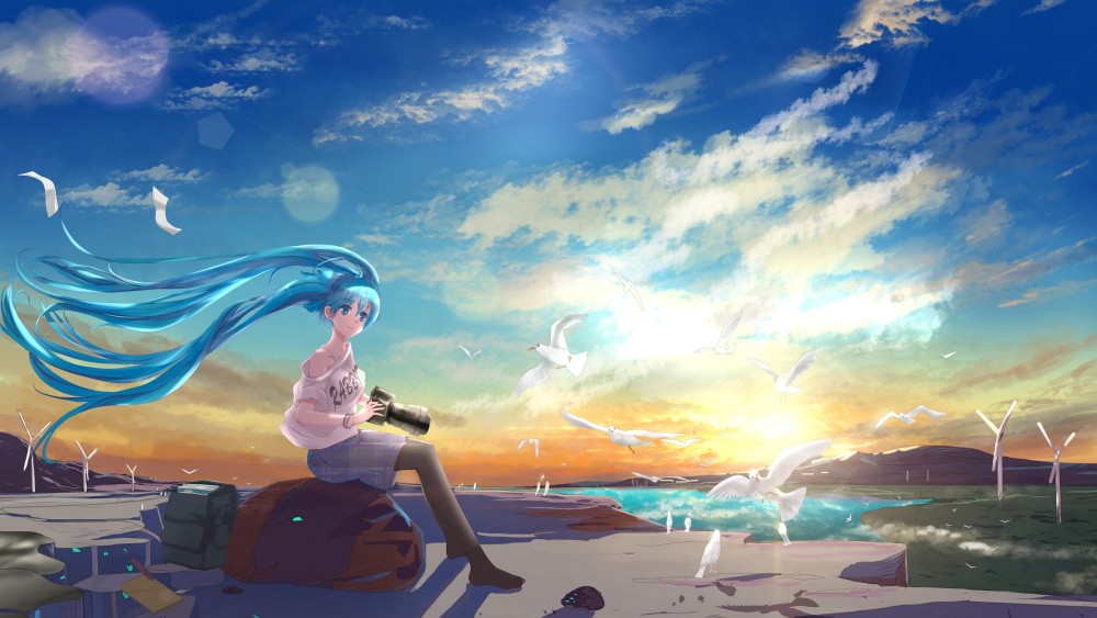 4k超清电脑桌面壁纸第十五弹——《初音未来》