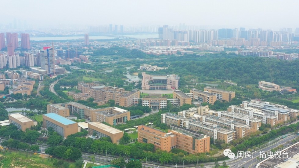 俯瞰福州大学城