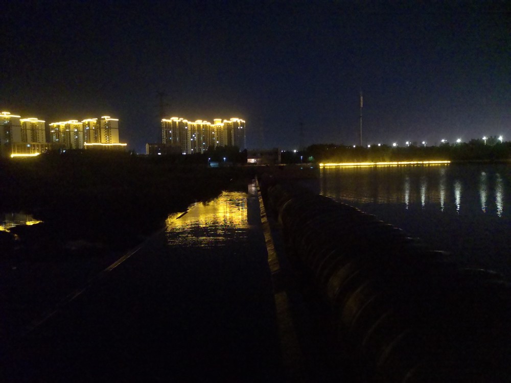 河南鹤壁淇河美丽夜景