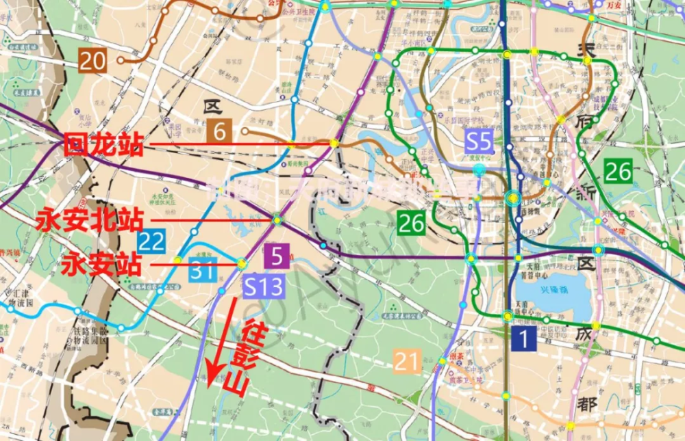 成都地铁5号线南延线曝新规划!