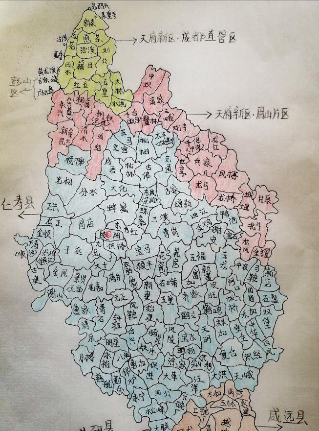 仁寿县古代知识(二)人口与乡镇(包括近代)