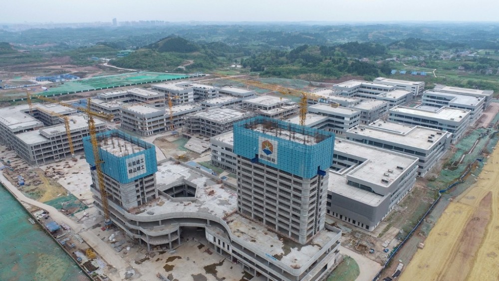 项目建设正全面铺开的成都空天产业功能区.(简阳市委宣传部供图)