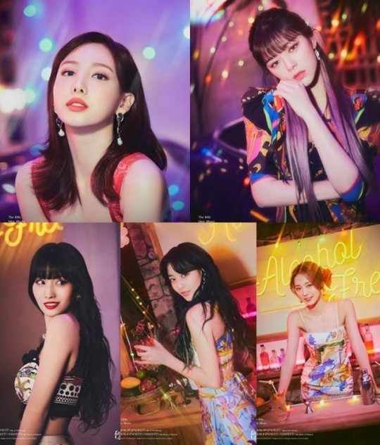 twice,公开了陷入爱情的"九人九色 预告照