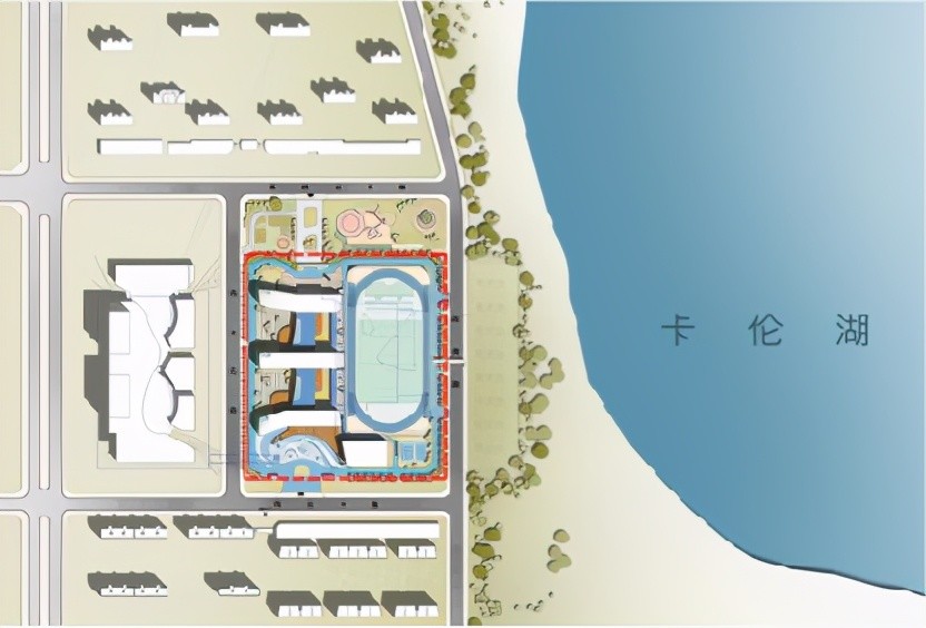 九台区卡伦湖力旺实验学校规划图