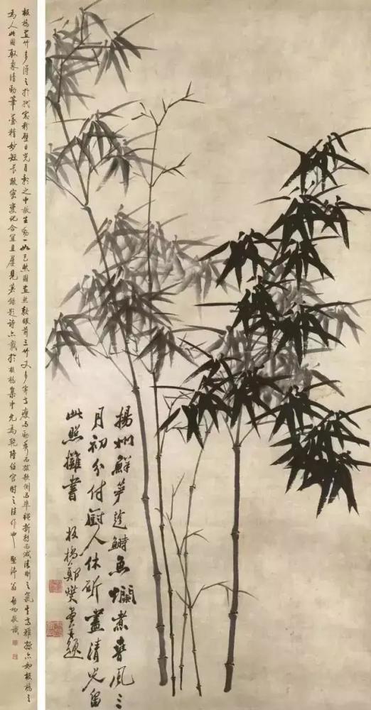 郑板桥一生只画兰,竹,石,自称"四时不谢之兰,百节长青之竹,万古不败