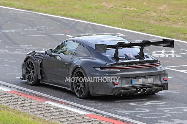 保时捷911gt3rs谍照曝光搭40升水平对置6缸发动机