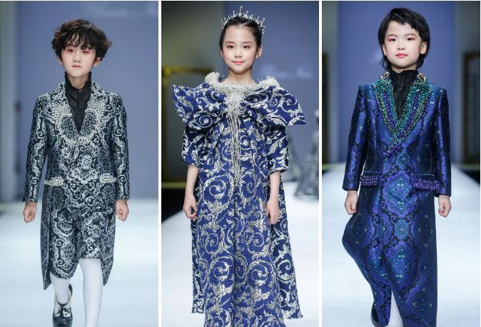 小孩的衣服都要买不起了中国时装周儿童秀场全走奢华风