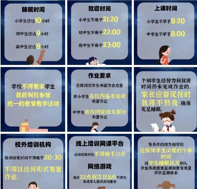 中小学生迎"睡眠令",调整上课时间,新增午休课,这回算