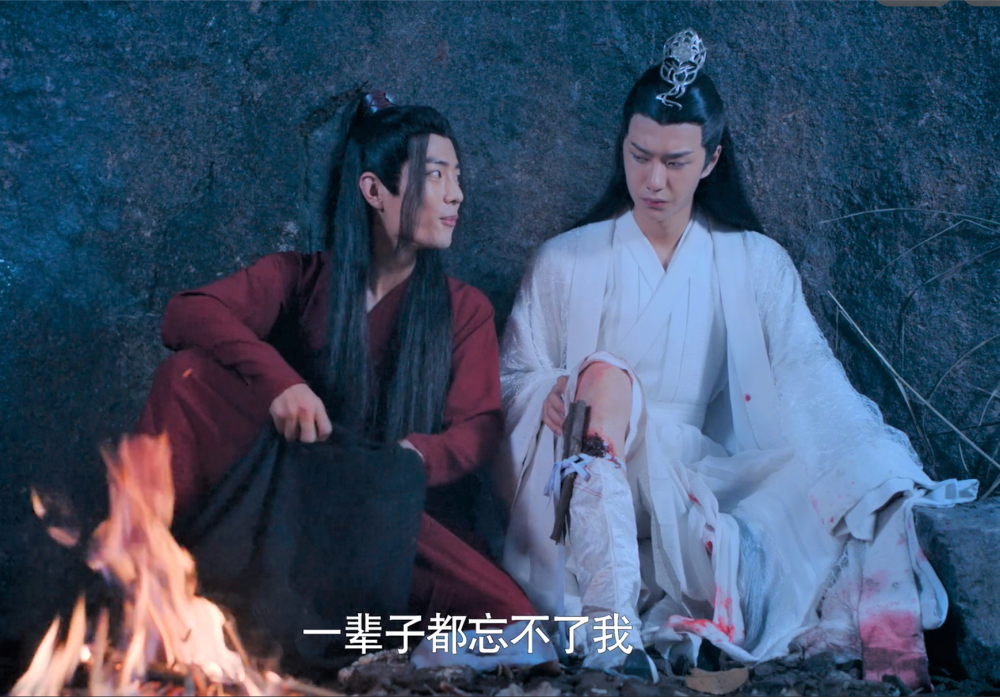 《陈情令》经典眼神系列10,玄武洞里,忘羡眼神的5个小细节