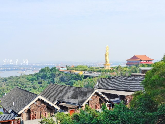 夏日游番禺莲花山推荐这几处景点见证世界第一高的箔金观音像