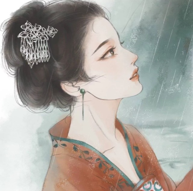 古风动漫女生头像|二斤桃花酿做酒,万杯不及你温柔