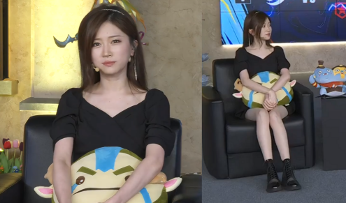 dota2秘密战队先下一城美女主持一双长腿引爆弹幕
