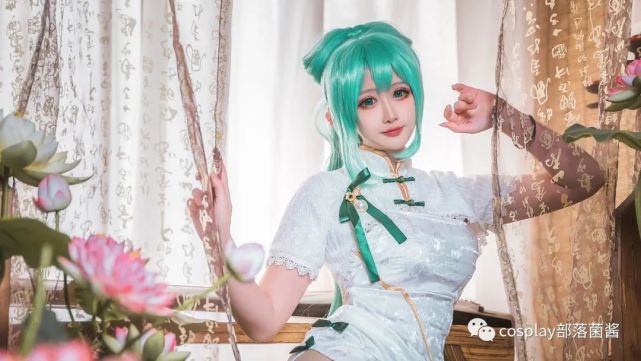 cos:初音未来miku韶华旗袍cos正片@促织