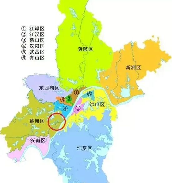 01,新城区的蔡甸区371.34,汉南区与经开区1650.31, 合计2720.
