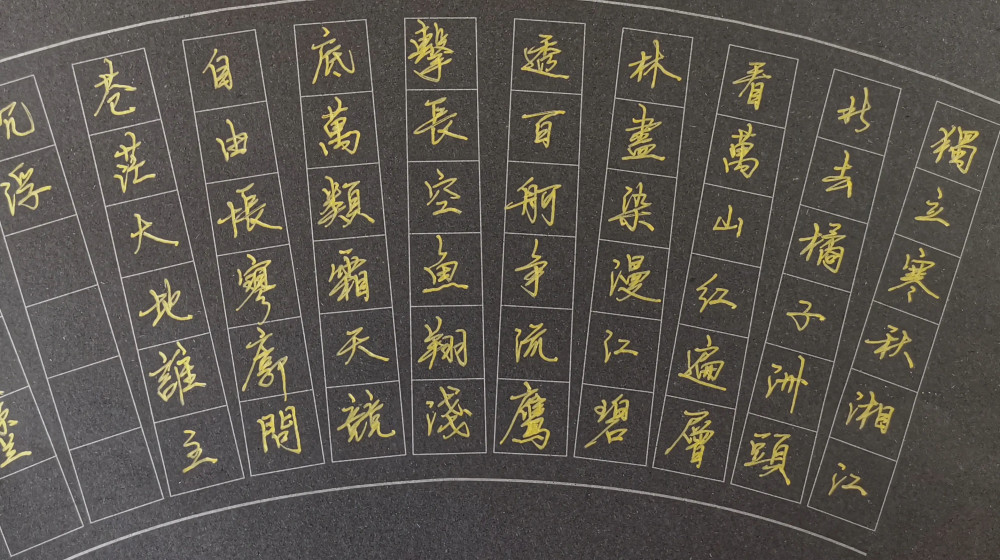中学老师硬笔书法比赛,一等奖作品曝光,网友:没小学老师写得好