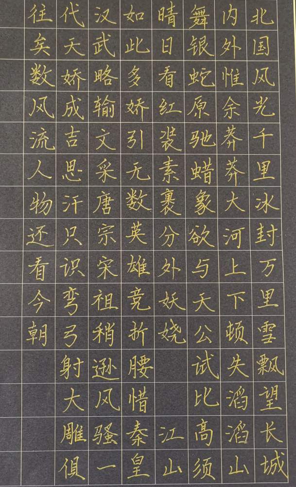 中学老师硬笔书法比赛,一等奖作品曝光,网友:没小学老师写得好