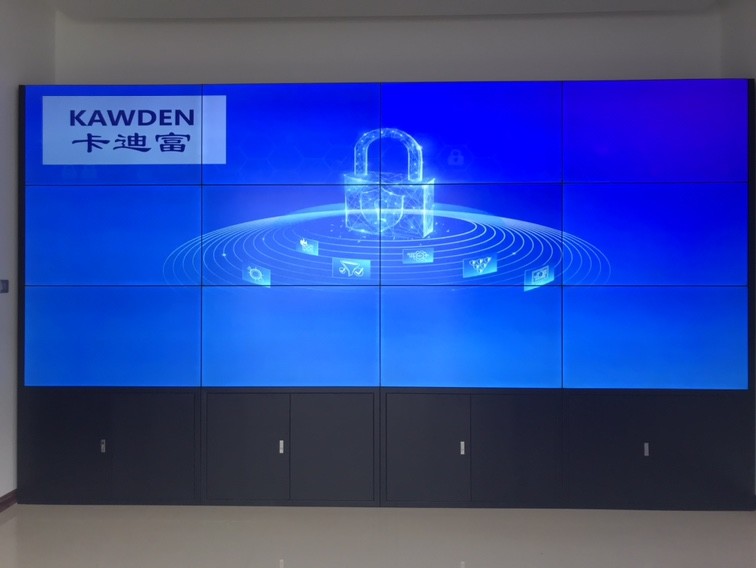 液晶拼接大屏顺利助力河北沧州某纺织企业强化管理,增加快速反应机制