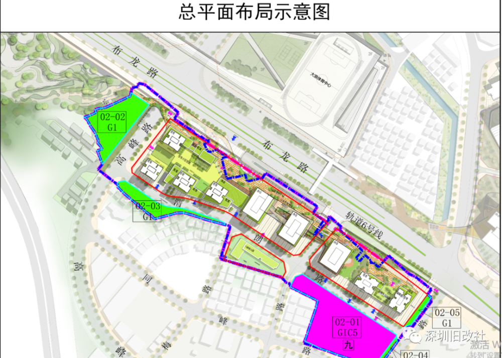 龙华区-大浪鸿荣源赖屋山旧改项目,专规草案公示