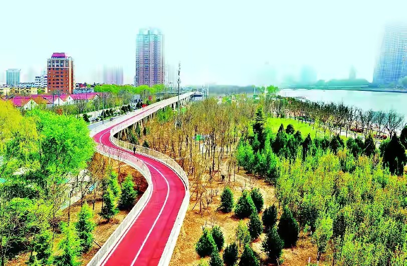 太原滨河自行车道开通一个月,沿线公共自行车租还量激增