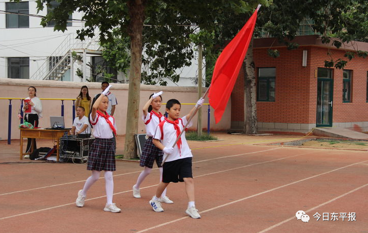 东平县实验小学少先队新队员入队!