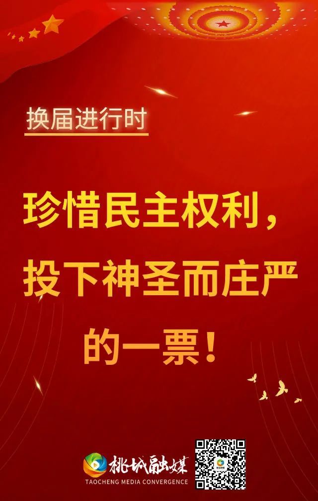 海报丨换届进行时2021年桃城区区乡镇人大换届选举宣传标语口号四