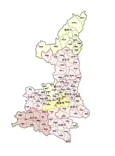 陕西各城市gdp