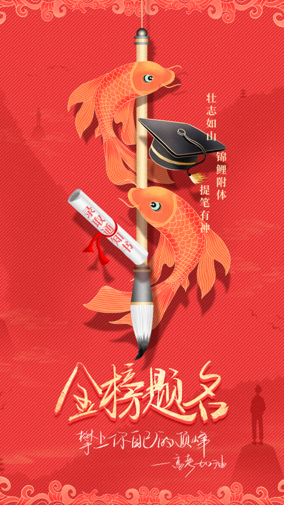 金榜题名壁纸,背景图,高考加油,未来可期