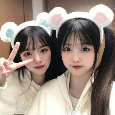 小清新风真人闺蜜女头像 给你家宝儿换上