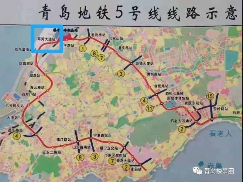 据青岛市政处了解,青岛市地铁5号线地质勘察二标段(山东路南站-大港