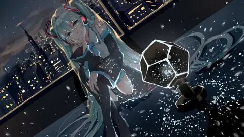 头像舍精美初音未来蓝色系头像壁纸开心搞笑文案短句