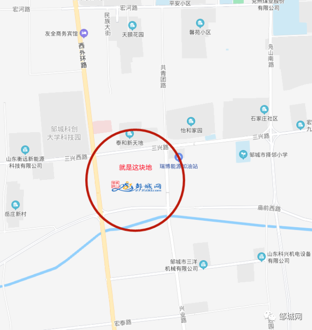 邹城:西南中学(铁路西)年内开工建设!