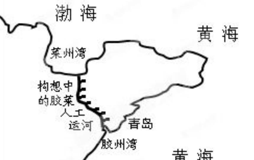 开挖一条"胶莱运河,将山东半岛变成"山东岛,该不该修?_腾讯新闻