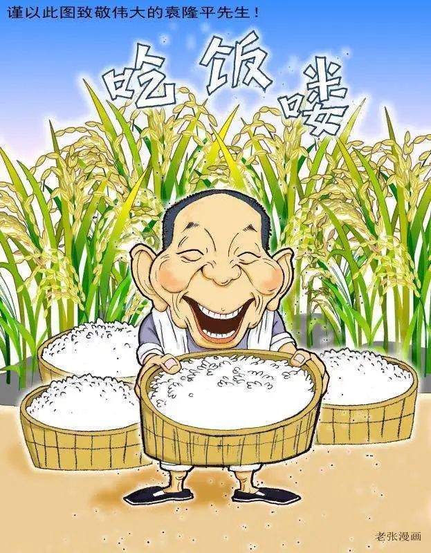 世界杂交水稻之父袁隆平漫画肖像第一集