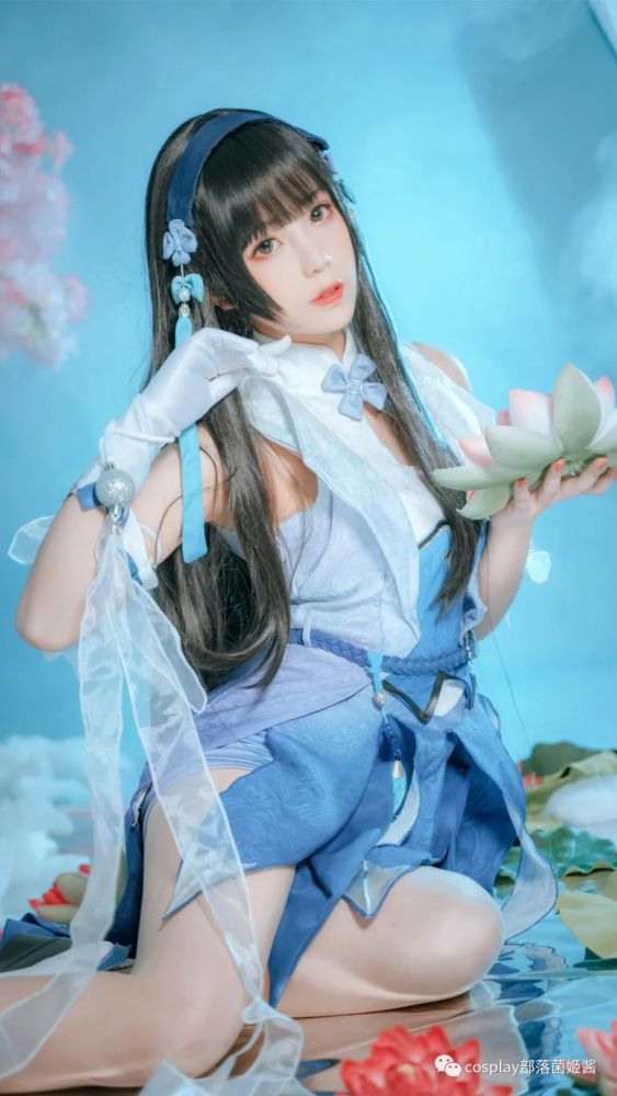 cos:王者荣耀西施cos正片@希若,甜美如画