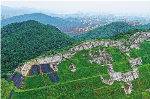 绘就"山水游龙图" 杭州主城区最后一座废弃矿山成功复绿