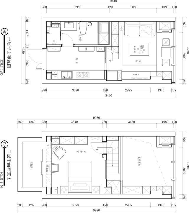 45平现代简约风loft公寓,衣帽间茶室书房一个不少,一人住好惬意!