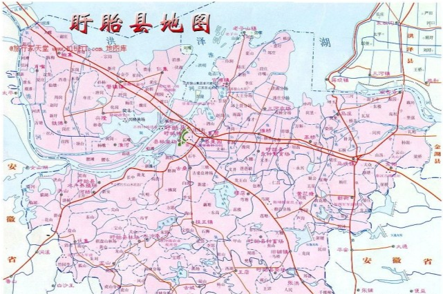 盱眙,虽然析出了嘉山,却得到了泗洪六乡镇,还改换门庭入了江苏