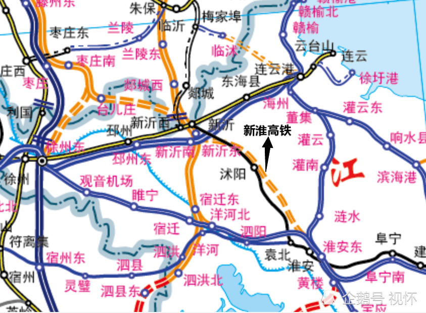 江苏,浙江这5条铁路为谋划推进项目,淮新高铁,宁杭二通道在列