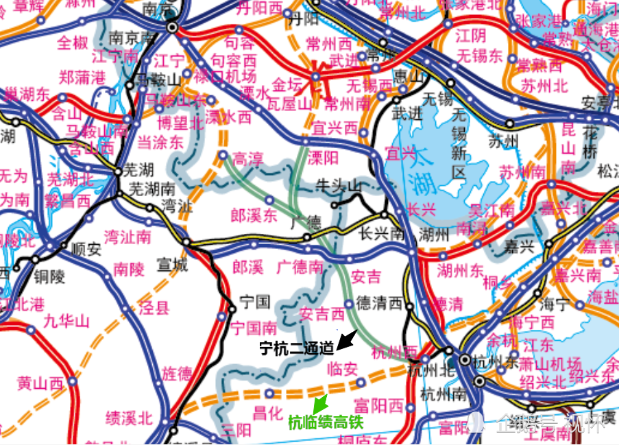 江苏,浙江这5条铁路为谋划推进项目,淮新高铁,宁杭二通道在列