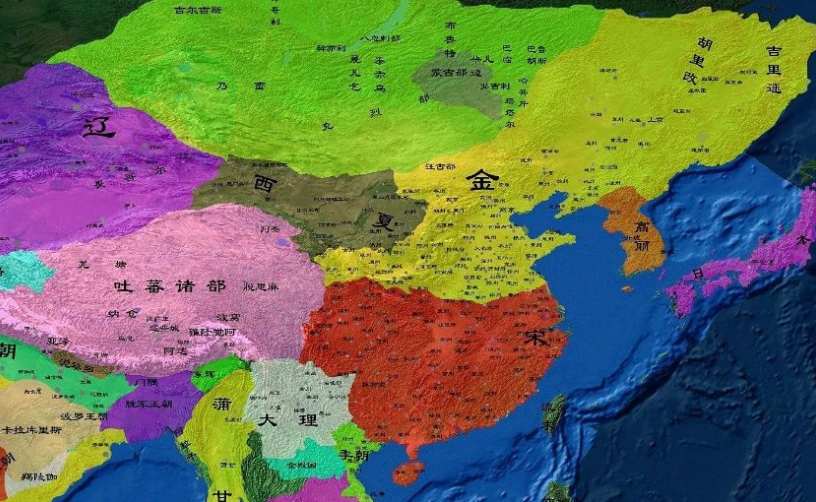 古时候辽国和金国的版图,在现在的什么区域?说出来你别不信