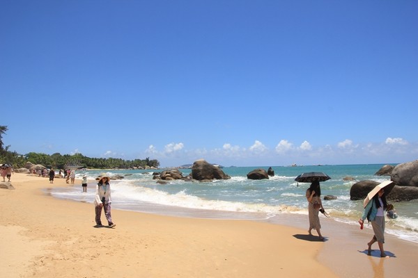 游海南岛天涯海角景区